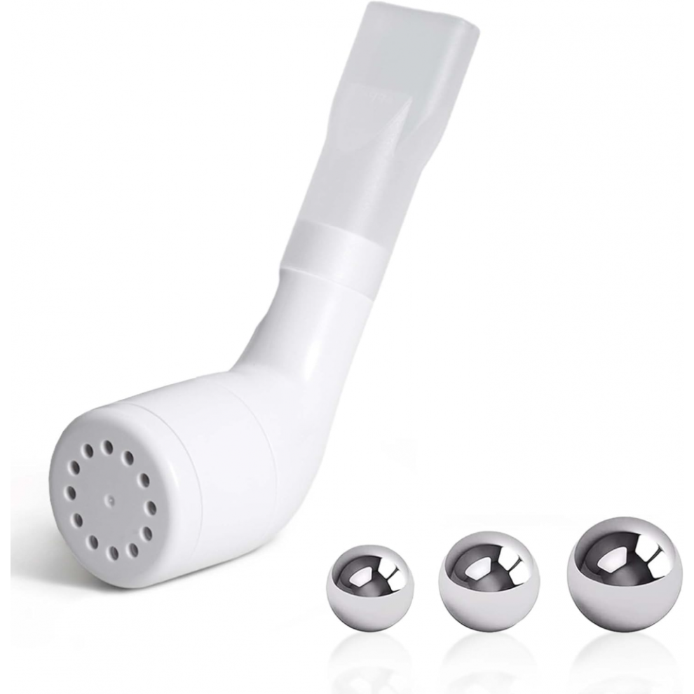 (Blue)Lung Exerciser & Mucus Removal Device Breathing Aid Expands Airway Relief Mucus Adsorption Compatible with Help Cleaning Lung Mucu