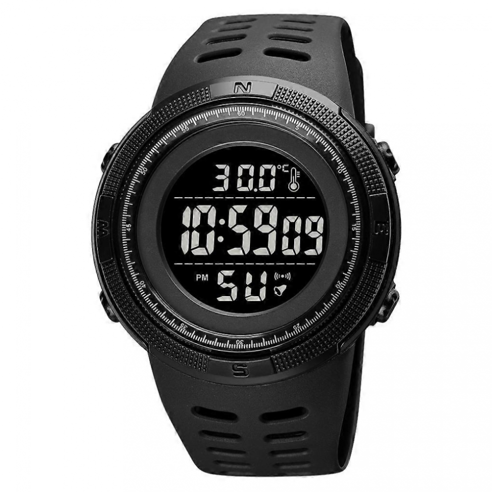 Skmei 1681 Multifunctional Led Digital Display Luminous Electronic Watch, Support Body / Ambient Temperature Measurement 4612976417360