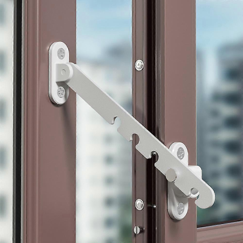 （Black）Adjustables Children Window Restrictor Heavy Duty Multi-purpose Cabinet Lock Compatible with Home Use 2