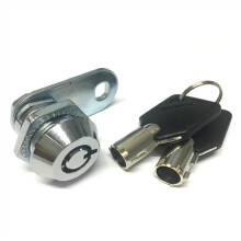 Cabinet Cam Lock Chrome 25mm Tubular Drawer Lock Keyed Different with Keys Zinc Alloy Secure Design