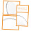 2pcs Transparent Drum Practice Pad Replacement Heads, Durable Clear Design for Consistent Rebound Feel 3