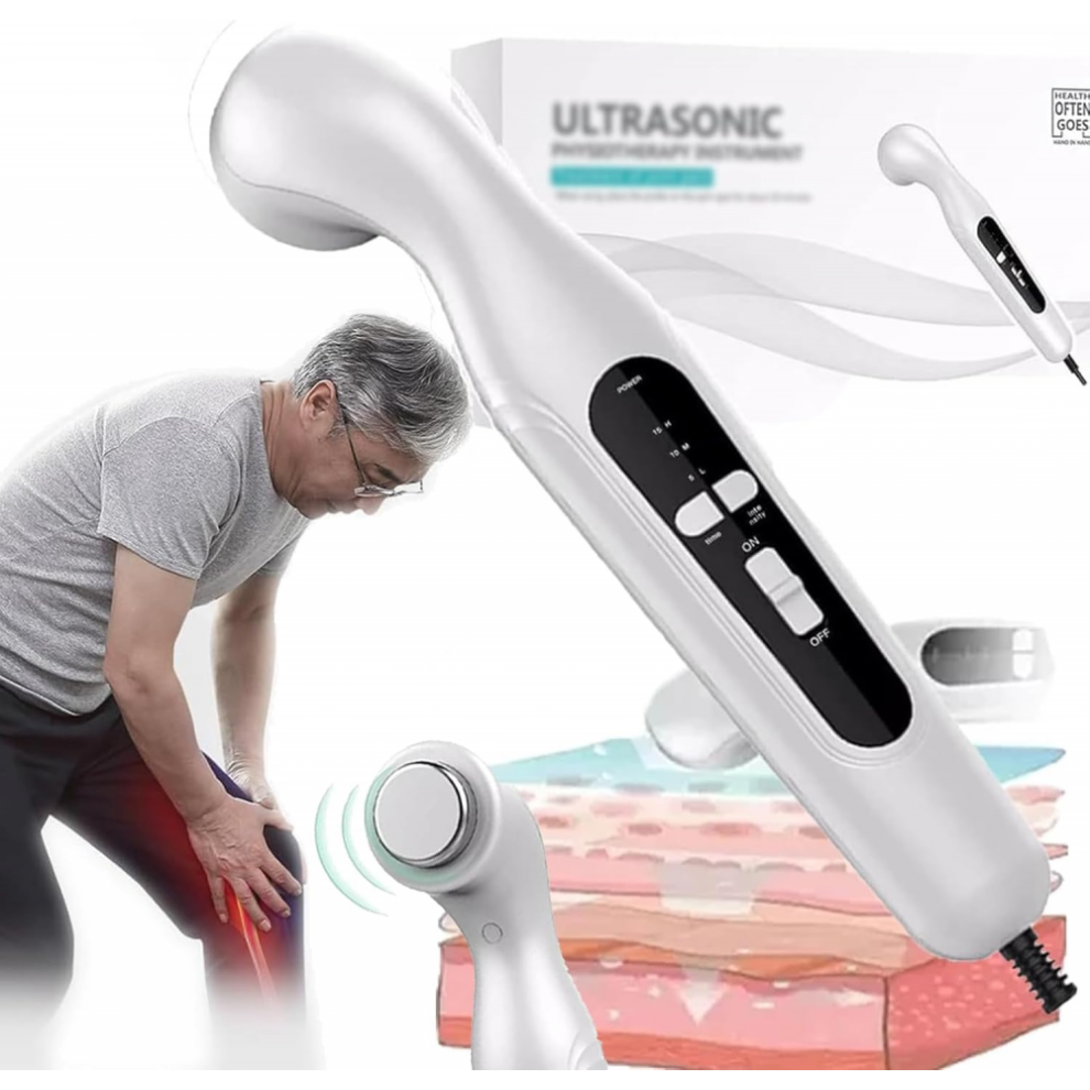 ï¼AU PLUGï¼Arthritis Ultrasound Physiotherapy Device - Home Use Muscle Stimulator Compatible with Waist Pain Relief & Rehabilitation
