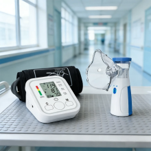 Portable Universal Home Measurement Kit: Blood Pressure Monitor + Atomizer