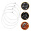 4Pcs Ukulele Strings Set Transparent Nylon Replacement Easy Installation for Beginners 2