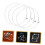 4Pcs Ukulele Strings Set Transparent Nylon Replacement Easy Installation for Beginners 5
