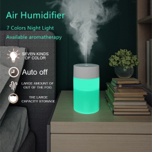 260ML Portable Ultrasonic Air Humidifier for Home, Office, Car, Purifier, Mini Essential Oil Diffuser with LED Night Lights, Sprayer