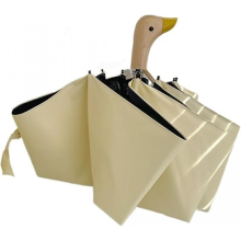 Cute Duck Umbrella Sunny and Rainy Dual-Purpose Sun Umbrella Women Sunscreen and UV Protection Creative Folding