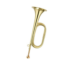 Brass Trumpet with Laborsaving Mouthpiece, Carrying Bag and Cleaning Cloth for Beginners