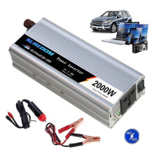 Power Inverter 2000W 12V 24V DC to AC Converter, Modified Sine Wave Car Inverter with USB Port and Cooling Fan