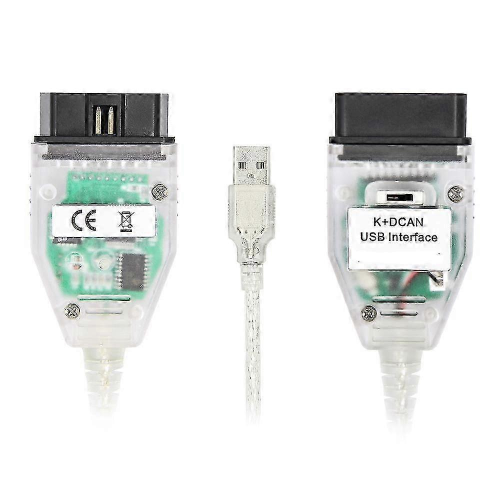 (azul) Compatível com BMW INPA K+CAN K+DCAN FTDI FT232RL Chip com Interruptor Interface USB Ferramenta de Diagnóstico Compatível com BMW OBD 2