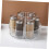 Rotating Vanity Organizer with Divided Compartments, 360 Spinning Perfume Rack for Bathroom and Kitchen 5