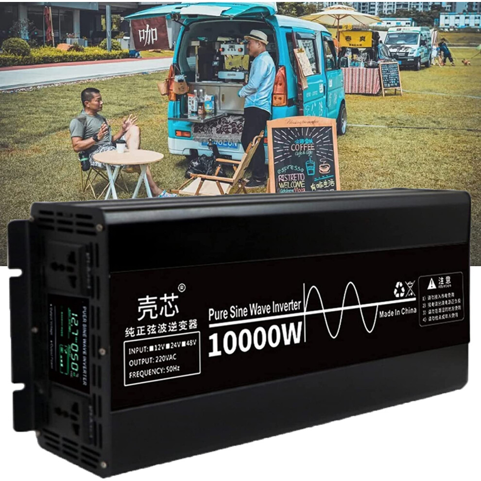 Pure Sine Wave Inverter Charger 10000W Peak With Safety Protection For Home Rv Truck 12Vâ72V 9045646497334