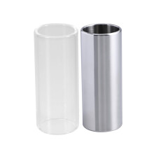 4 Piece Guitar Slide Set Stainless Steel and Glass Slides for Electric and Acoustic Guitar Players