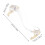 Crystal Acrylic Violin Shoulder Rest Pad Durable Stable Support Smooth Polished Surface Lightweight White 2