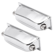 2PCS Silver Single End Snare Drum Lugs WC27D, Durable Replacement Parts for Precise Tension Control