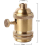 Lamp Base With Switch Vintage Brass Copper Socket Holder Compatible with Retro Edison Style Light Bulb E27 2