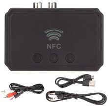 Bluetooth Audio Receiver with NFC OneTouch Pairing, Bluetooth 5.0 HiFi Adapter for Home Stereo Speakers