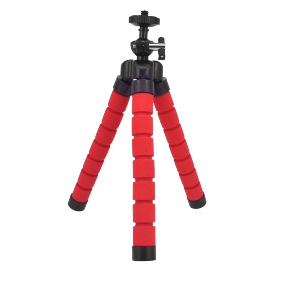 Mini Projector Tripod Stand With 360 Rotation Head, Flexible Octopus Grip For Camera And Phone (Red) Red 9351714707121