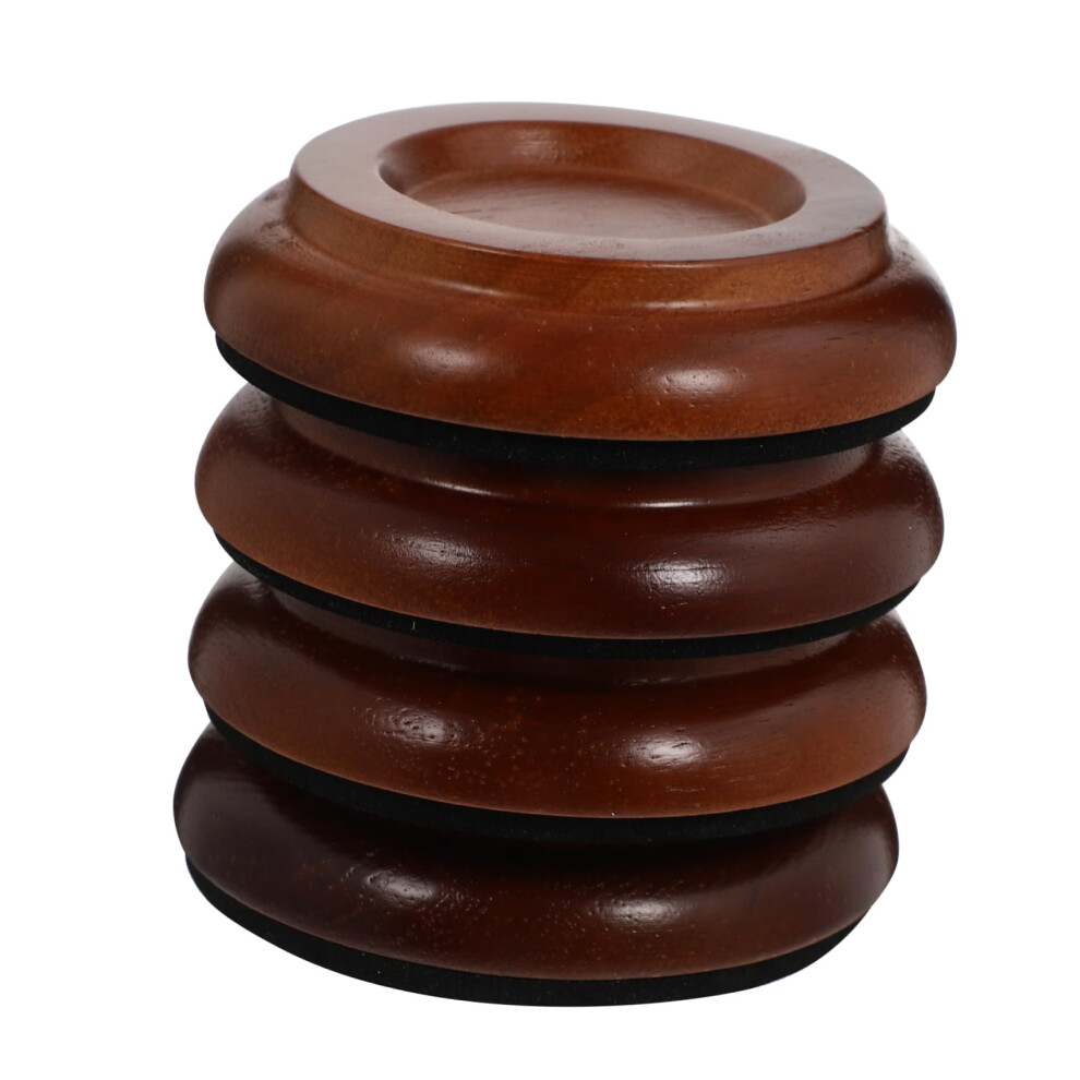Piano Floor Protector Caster Cups 4Pcs Nonslip Pads For Hardwood Floors Noise Reduction Design 9045646491042
