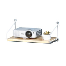 Wall Mounted Projector Stand with Punch Installation, Heavy Duty Adjustable Shelf for Home and Office (Color E H)