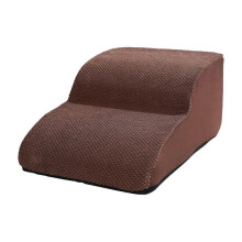 (Coffee) 25-26 Dog Stairs for Small Dogs Dog Steps for High Bed and Couch High Density Foam Soft 2 Step Pet Stairs for Puppy Older Dogs Cats