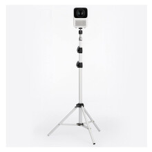 Adjustable Projector Stand with 360 Swivel Ball Head, Height Extendable 23–67 Inch Steel Tripod Mount