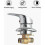 Compatibile con miscelatore doccia in ottone cromato G1/2 con deviatore 2
