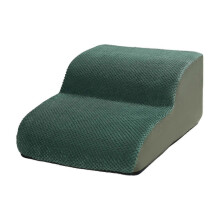 (Green) 25-26 Dog Stairs for Small Dogs Dog Steps for High Bed and Couch High Density Foam Soft 2 Step Pet Stairs for Puppy Older Dogs Cats