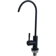 Rubinetto per acqua potabile senza intercapedine d'aria, colore nero opaco, rubinetto per bevande, rubinetto per osmosi inversa, rubinetto R