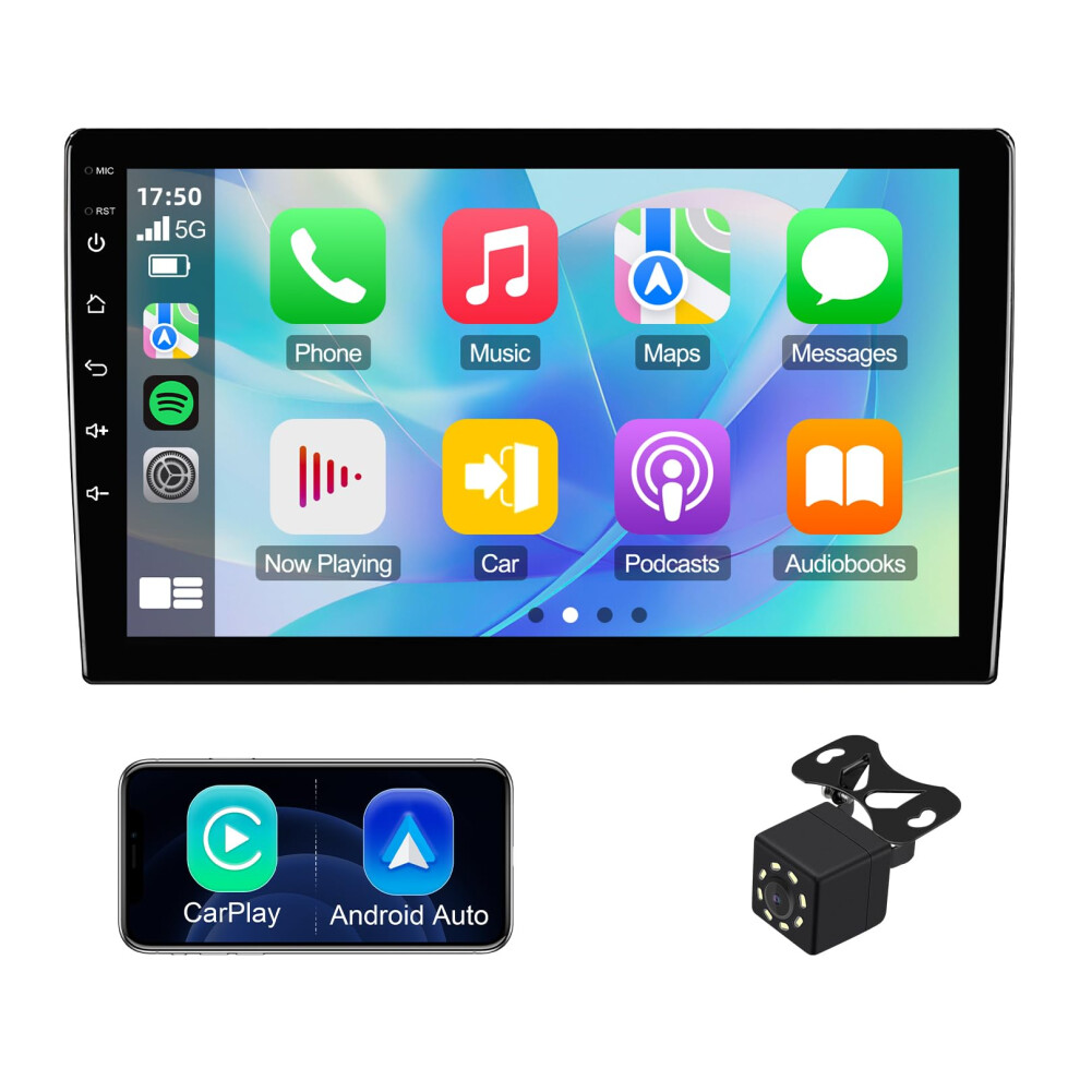 Android 13 Car Stereo 9ÂInch Ips Touchscreen Car Radio With Wireless Carplay Gps Bluetooth And Ahd Backup Camera 9351714707442
