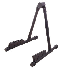 Foldable Guitar Stand Black Vertical SpaceSaving Stable Support for Acoustic and Electric Guitars