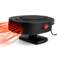 150W 12V Portable Car Heater Defroster, 2 in 1 Fast Defrost Heating and Cooling Fan for Windshield