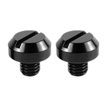 M8 Motorcycle Mirror Screws Black Aluminum Alloy Bolts Secure Mirror Mount Easy Installation Plugs