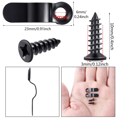 100 Pcs Metal Frame Turn Button with Screws, RustResistant Picture Frame Hardware for Secure Hold 1