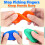 Fidget Toys Αισθητηριακή Πέτρα για Παιδιά: Σετ 6 τεμαχίων με υφή, μαλακή πέτρα ανησυχ 3