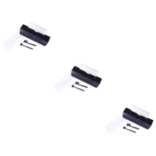 Vinyl Record Cleaning Kit 3 Sets AntiStatic Turntable Brush Set for Dust Fingerprints and Deep Groove Care Black