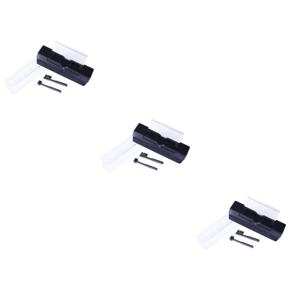 Vinyl Record Cleaning Kit 3 Sets Antistatic Turntable Brush Set For Dust Fingerprints And Deep Groove Care Black 9351714707961