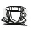 Space Saving Iron Napkin Rack with Not Slip Bottom-coffee cup 1