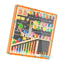 Parking Lot Maze Magnetic Car Puzzle Toy Creative Educational