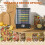 7 Tray Food Dehydrator Machine 40-70C Adjustable Height Fruit Dryer Jerky Maker 4