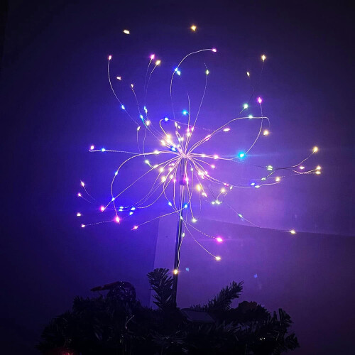 Solar Firework Light Outdoor Garden Decorative 2 PCS 1
