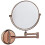 DoubleSided Wall Mounted Makeup Mirror with Foldable Telescopic Arm, Magnifying Mirror for Bathroom 4