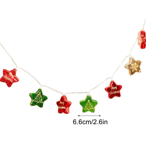 Santa Claus Snowman LED Christmas Light String 4.92 ft 2