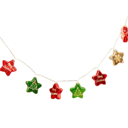 Santa Claus Snowman LED Christmas Light String 4.92 ft 1