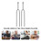 2Pcs Guitar Tuning Fork Set Accurate Pitch Reference Clear Tone for Violin Bass Instruments 5
