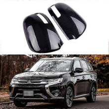 (Carbon Weave-Left) 25-26 Suitable For 17-21 Mitsubishi Mitsubishi Outlander Phev Side Mirror Rearview Mirror Rearview Mirror Cover
