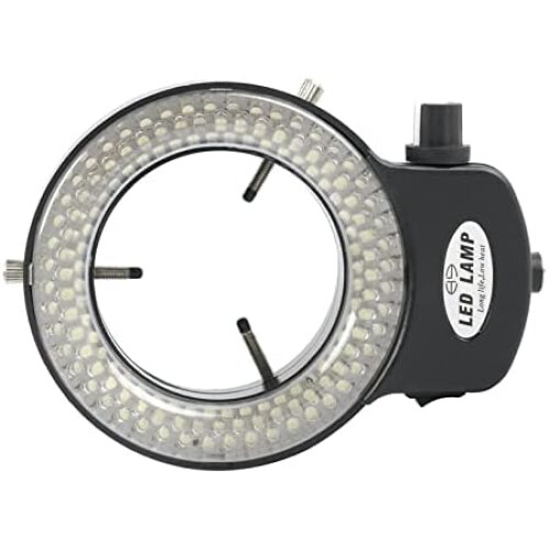 Microscope 144 LED High Luminance Adjustable Ring Light Illuminator Lamp for Industry Stereo Microscope Ref: 2813 1