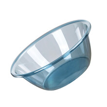 Transparent Plastic Wash Basin for Kitchen and Face – Durable Clear Bowl with Lightweight Easy Clean Design