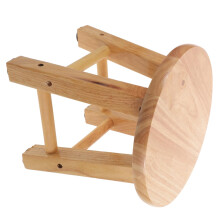 Wood Step Stool Solid Wood Stability Small Wooden Step Stool for Bathroom and Kids Sink