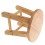 Wood Step Stool Solid Wood Stability Small Wooden Step Stool for Bathroom and Kids Sink 1